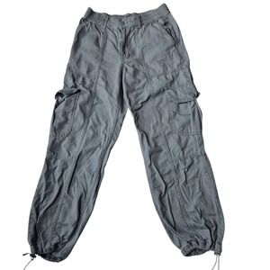 Aeropostale Utility Parachute Cargo Pants Women XS Cinched Hem Pockets